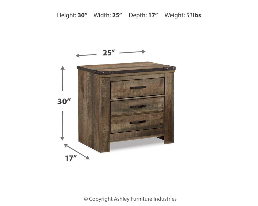 Trinell Two Drawer Night Stand