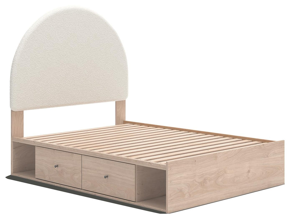 Arloster Full Upholstered Panel Bed with Storage