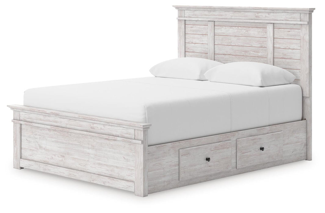 Makidern Queen Panel Storage Bed