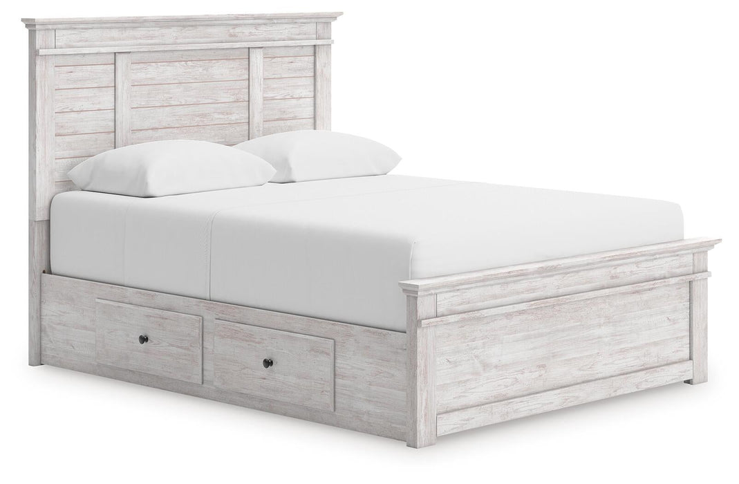 Makidern Queen Panel Storage Bed