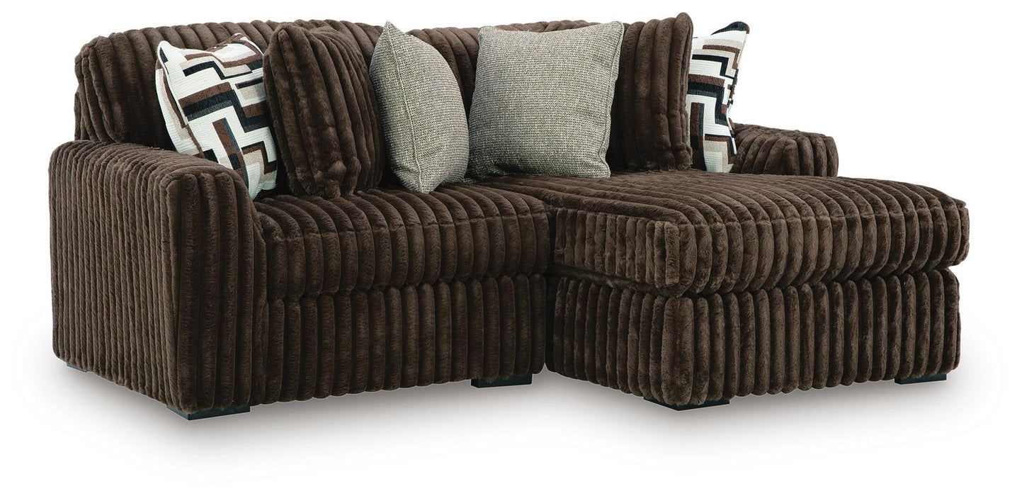 Midnight-Madness 2-Piece Sectional with Chaise